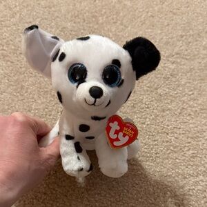 Ty Dalmatian Plush with Black Spots
